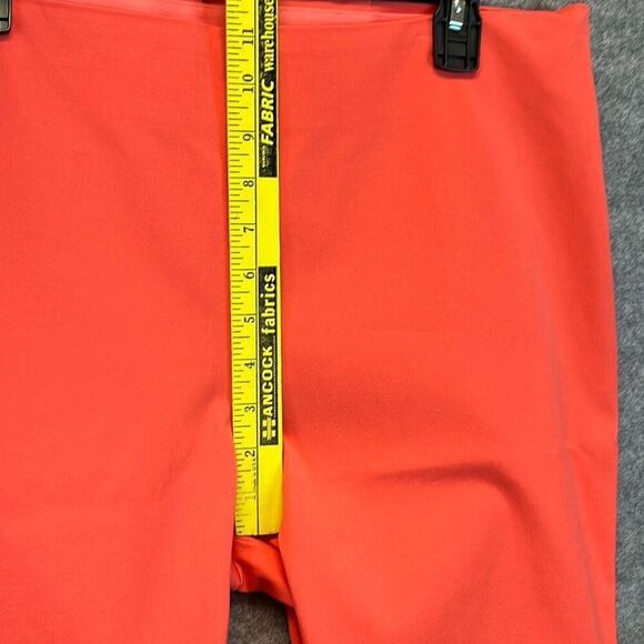 NWT LAUREN RALPH LAUREN Women’s Ankle Pants 14 Side Zip Stretch Slim Fit Coral - Picture 7 of 15